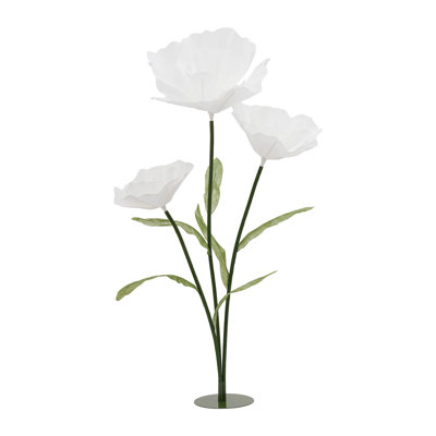Fleur artificielle de mariage en toile de fond géante en mousse EVA sur pied, ensemble de 3 décorations réalistes pour vitrine de centre commercial, décoration florale pour décoration de fête de mariage