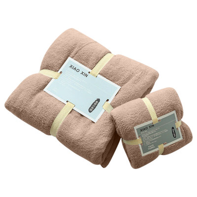 Ensemble de serviettes en microfibre douce pour le bain et le visage, serviette absorbante et portable pour les femmes et les voyages, 28,7 x 51,2 po, couleur J