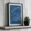 «Blueprint 1820 Map of Ohio» par Deny Designs, reproduction d'art