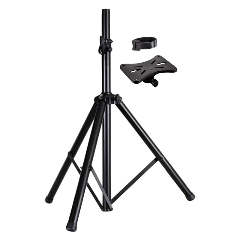 5 Core Speaker Stand Tripod Floor Short Adjustable DJ Studio Monitor Stands Pole Mount