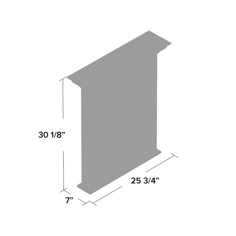 Armoire à pharmacie encastrée encadrée Ilfracombe, H 30,13 po x l 25,75 po x P 7 po, Blanc