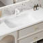 Armoire de salle de bain de style français crème-111634843