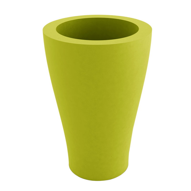 Nano Resin Pot Planter, 14.25" H x 7" W x 7" D, Blue