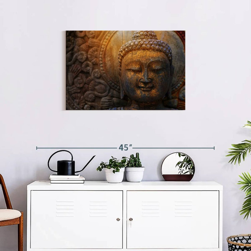Adella Sunlit Buddha Statue, 20" H x 30" W
