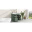 Meuble-lavabo avec lavabo, armoire de salle de bain avec 2 tiroirs et rangement basculant, conception de lavabo simple moderne-1148575194-1148575197