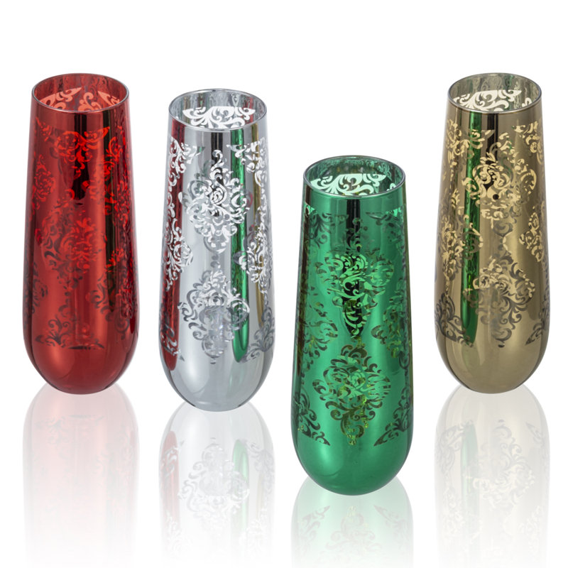4 Piece 266ml Flute Set
