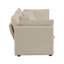 Canapé pour causeuse moderne en tissu de 2 po avec 4 coussins, chenille