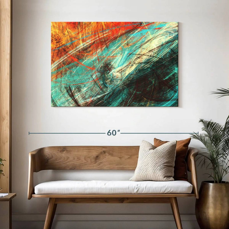 «Avery Elemental Clash Abstract», H 30 po x l 45 po