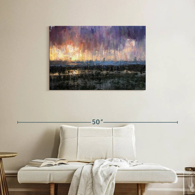 Avery Seascape Abstract, 24" H x 36" W