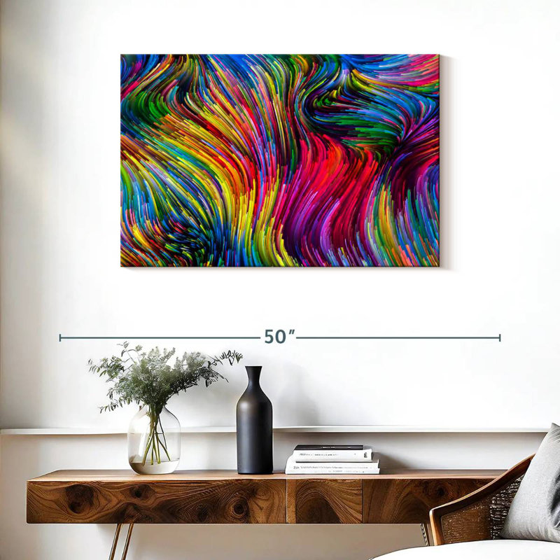 Avery Colors In Motion Abstract, H 24 po x l 36 po