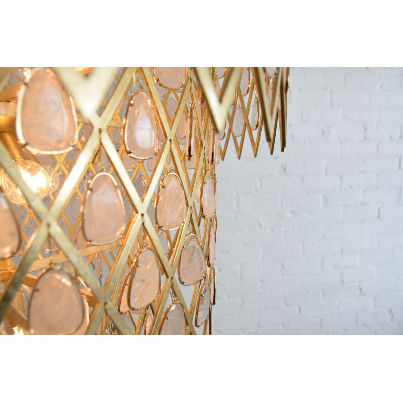 17 - Light Chandelier, 17, 30" H x 48" W x 48" D