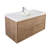 Azden 60" Wall-Mounted Single Bathroom Vanity Set-1067530185