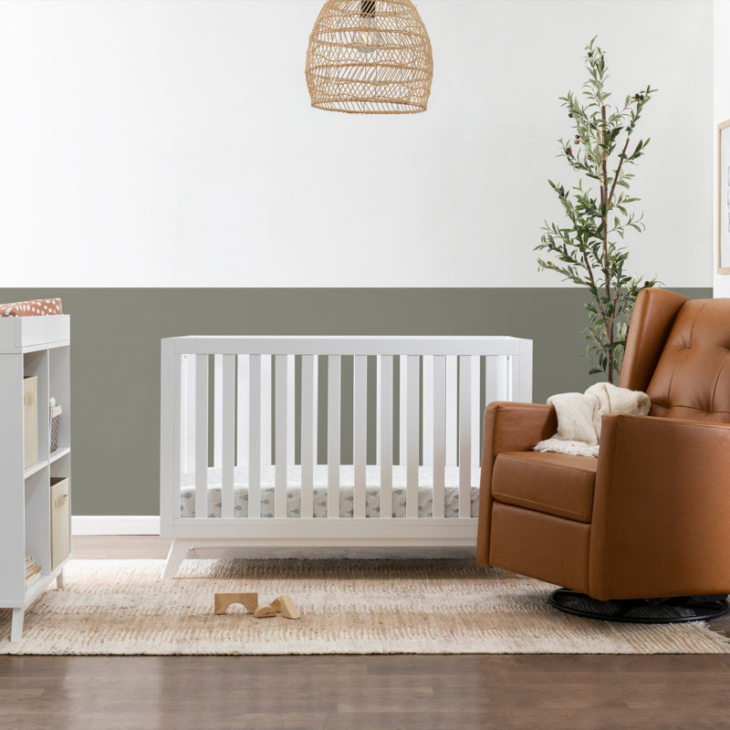 Lit de bébé convertible 3-en-1 Otto, Blanc