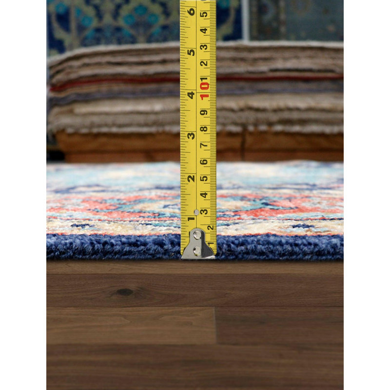 One-of-a-Kind 8'1" X 10'2" Area Rug in Navy/Red
