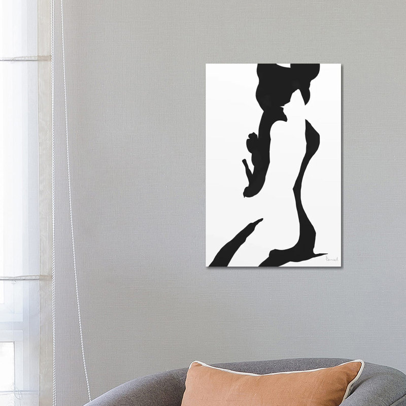 Female Fig. 1 by Dan Hobday - Wrapped Canvas Painting, 66.04 cm H x 45.72 cm W x 1.91 cm D