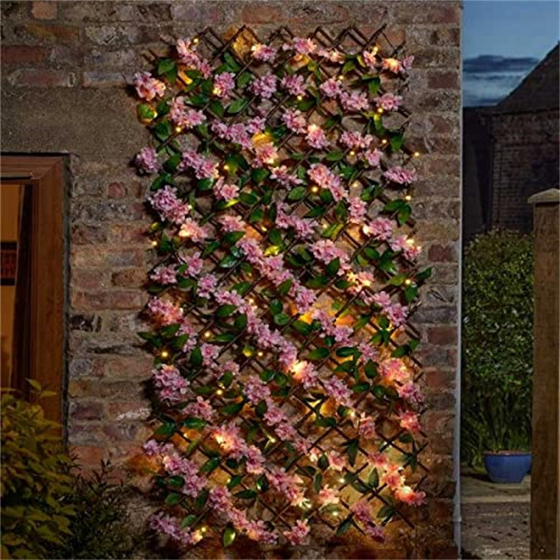 Novosel 180cm H Wood Expanding Trellis, 180cm H x 60cm W x 3cm D