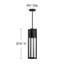 Luminaire suspendu d'extérieur 1 lumière Bandit-353560554-353560552-353560563