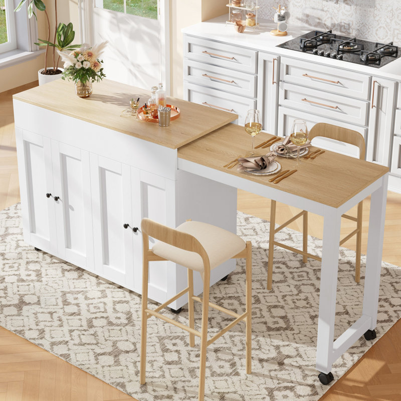 50cm Home Bar, White