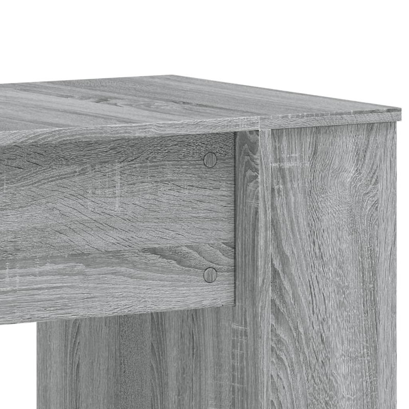 Desk, Grey/Sonoma