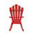 Reclining Wooden Outdoor Rocking Adirondack chair