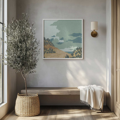 Dunes and Fences II, reproduction sur toile dans un cadre