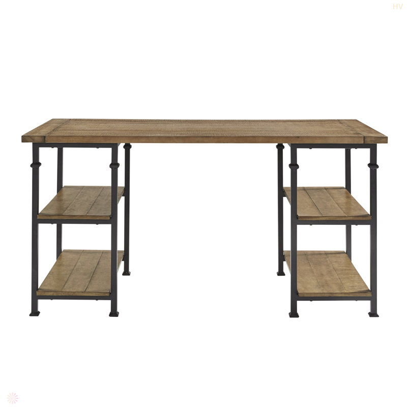 Table de bureau vintage 1 pièce avec 4 tablettes ouvertes