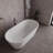 59" Streamline Soaking Freestanding Tub With Internal Drain-108964765