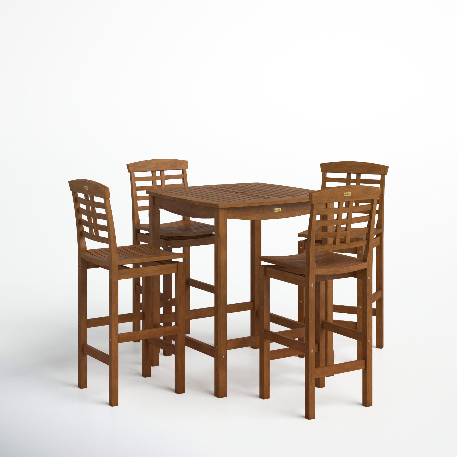 Benedetto 34" Eucalyptus Patio Dining Set