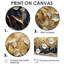 Or blanc, harmonie, herbes, art mural encadré-1458574914-1458574969-1458574972
