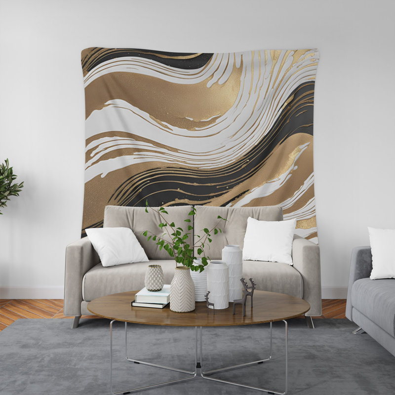 Tapisserie murale, H 88 po x l 104 po x P 1,2 po