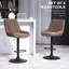 Bigvai Adjustable Height Counter Stool with Metal Frame-1203936445
