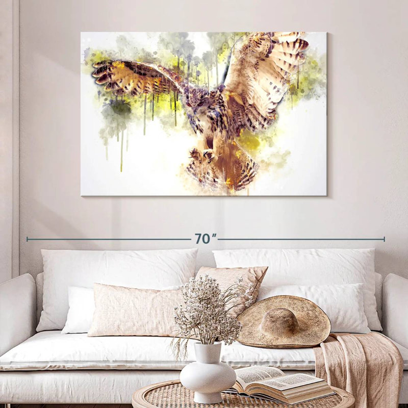 Hibou volant, H 32 po x l 48 po