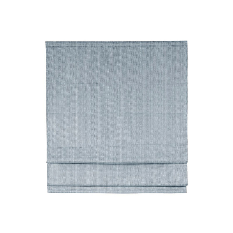 Rideau obscurcissant sans cordon de rideau de salon Basketweave, Bleu clair, L 23,05 po x L 64,05 po