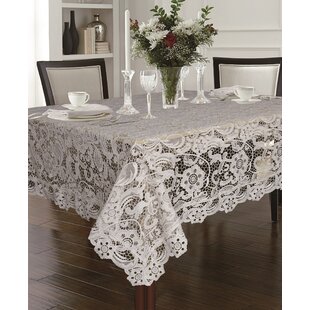 Daisy Rectangle Floral Polyester Tablecloth