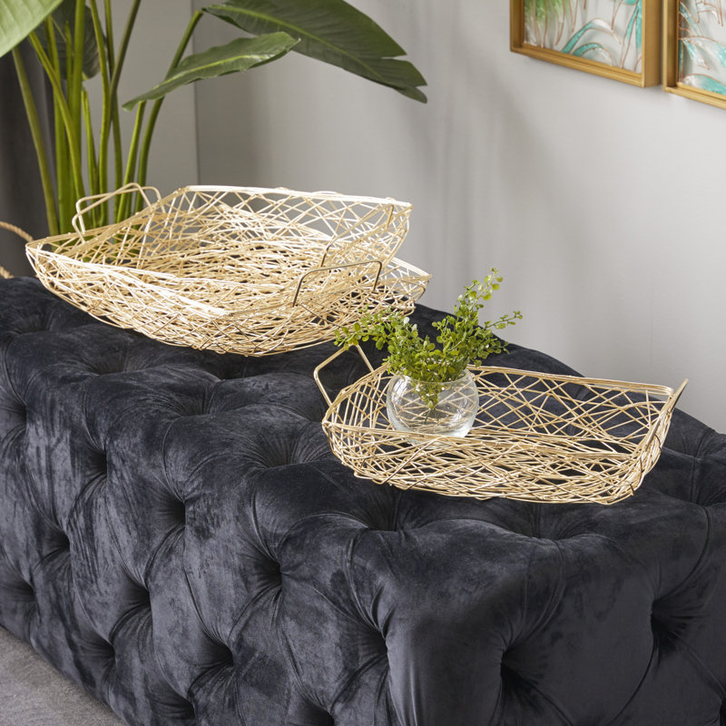Metal Tray - Set of 3
