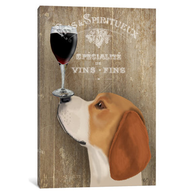 " Dog Au Vine Beagle " by Fab Funky