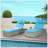OUTDOOR  SOFA  PE RATTAN FURNITURE  DECK CHAIR GRAY RATTAN-291900834