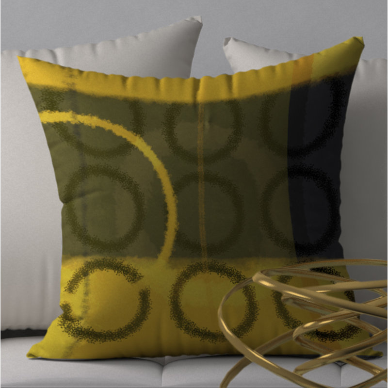 Geometric Reversible Throw Pillow, 18" x 18"
