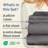Extra Deep Pocket Sheet Set, Cooling & Breathable Bed Sheets, Soft Hotel Luxury Bedding, Fits 18–24 Inch Mattress-103254519-103254502