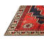 Tapis rouge / noir / jaune en laine tissé à la machine Southwestern-1535517642