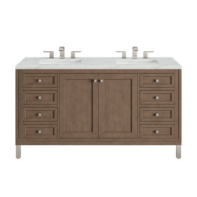 Ensemble de meuble-lavabo double 60 po Chicago