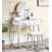 Liannon Contemporary Wood Vanity And Stool Set-2069844918