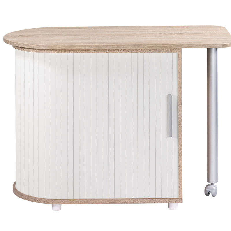 Asyra Storage Cabinet, Oak/White