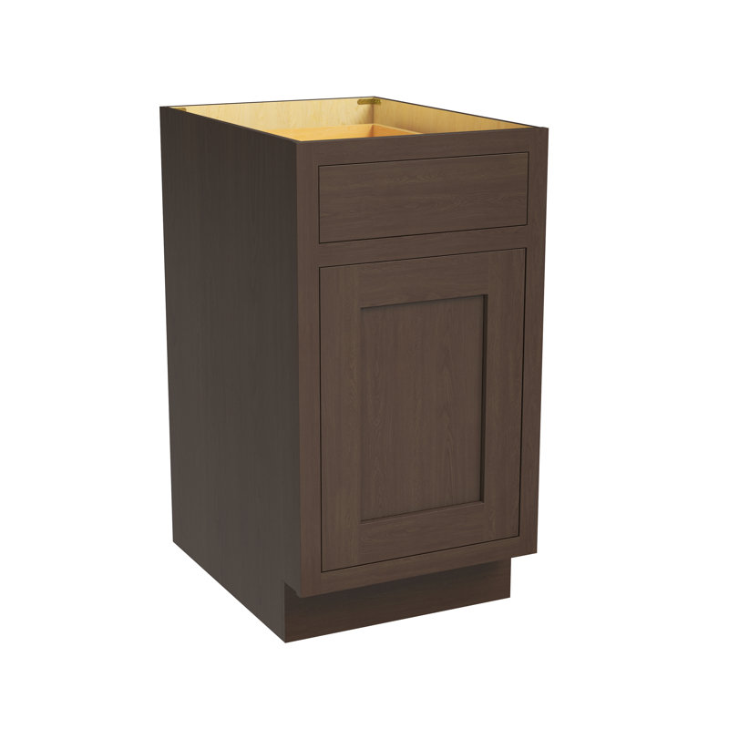 Armoire de base standard de cuisine prête à assembler l 18 po x H 34,5 po x P 25 po CASAINC, W18"x H34.5"