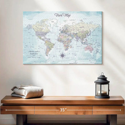 Push Pin Travel Amrico World I