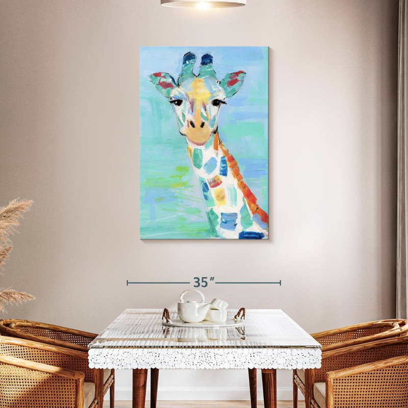 Girafe fraîche, H 45 po x l 30 po