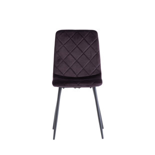 Velvet Upholstered Side Chair