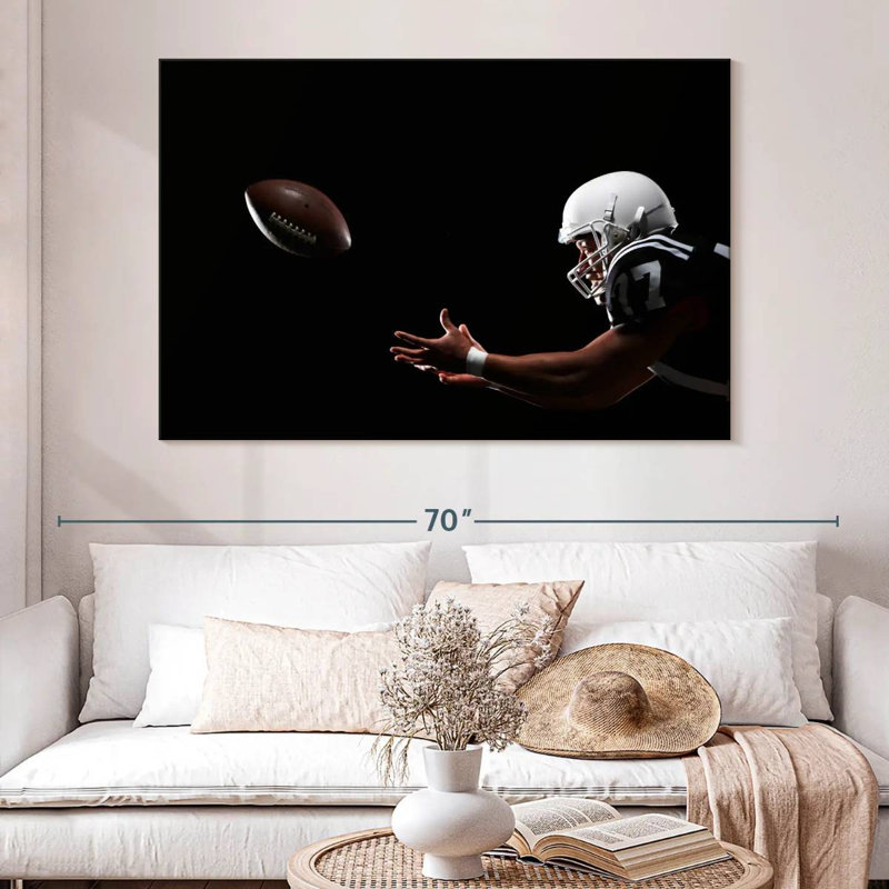 Joueur de football Sireci, H 34 po x l 51 po