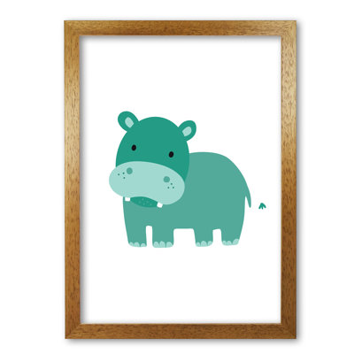 Children's Animals, Hippo - Print