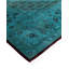 Tapis unique noué à la main Fine Vibrance - bleu, 8 pi 2 po x 10 pi 5 po